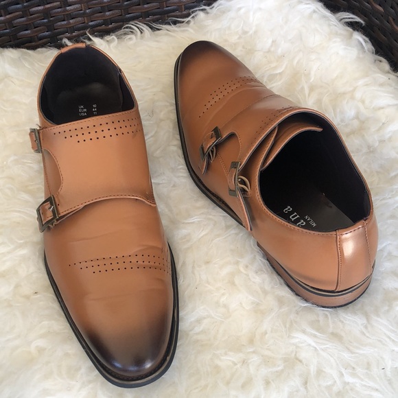 Jivana Milan Men Dress Shoes Monkstraps - Picture 2 of 16